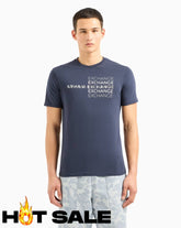 T-Shirt Men Navy Armani Exchange Camiseta